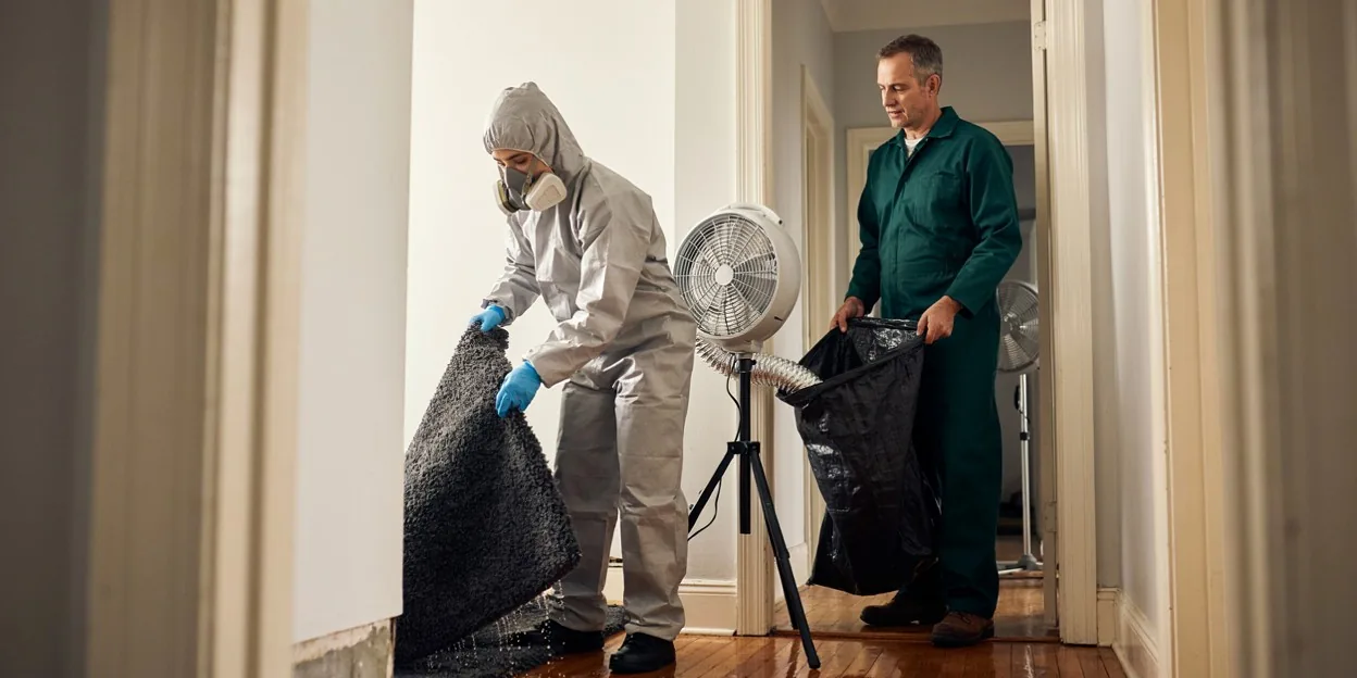 Water damage restoration in Quincy, MA