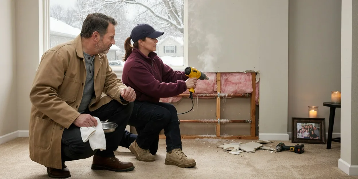 Frozen Pipe Cleanup in Boston, MA